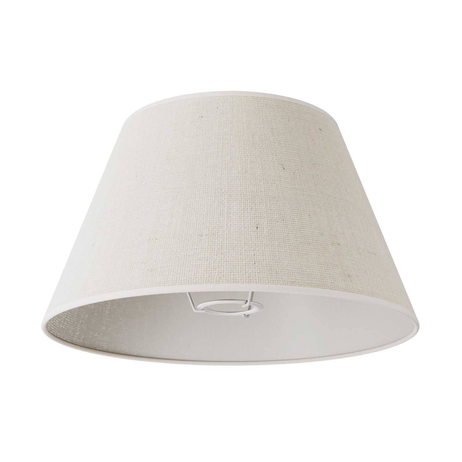 Paralume Impero M in tessuto per lampada da terra con attacco E27 - Made in Italy - Juta Chiara