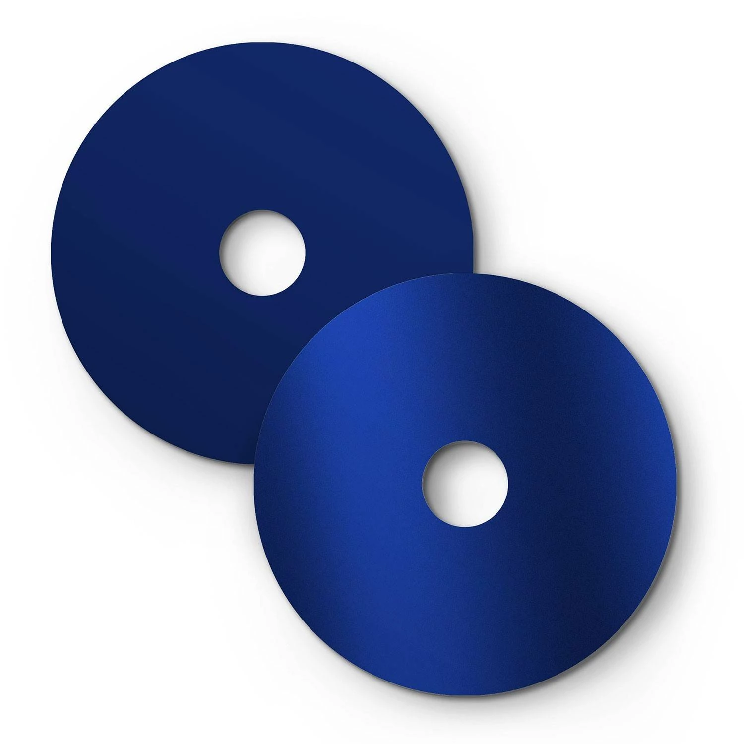 Mini Teller Ellepì 'Solid Colour' für Wand- und Pendelleuchten, sowie für Lichterketten, Durchmesser 24 cm - Made in Italy - Glänzend blau - Matt blau