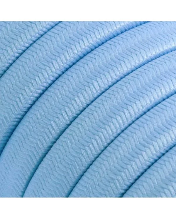 Lumet Lichterkettensystem 'Maiolica', 10 m lang, mit Textilkabel, 3 Fassungen und Lampenschirmen, Haken und schwarzem Stecker