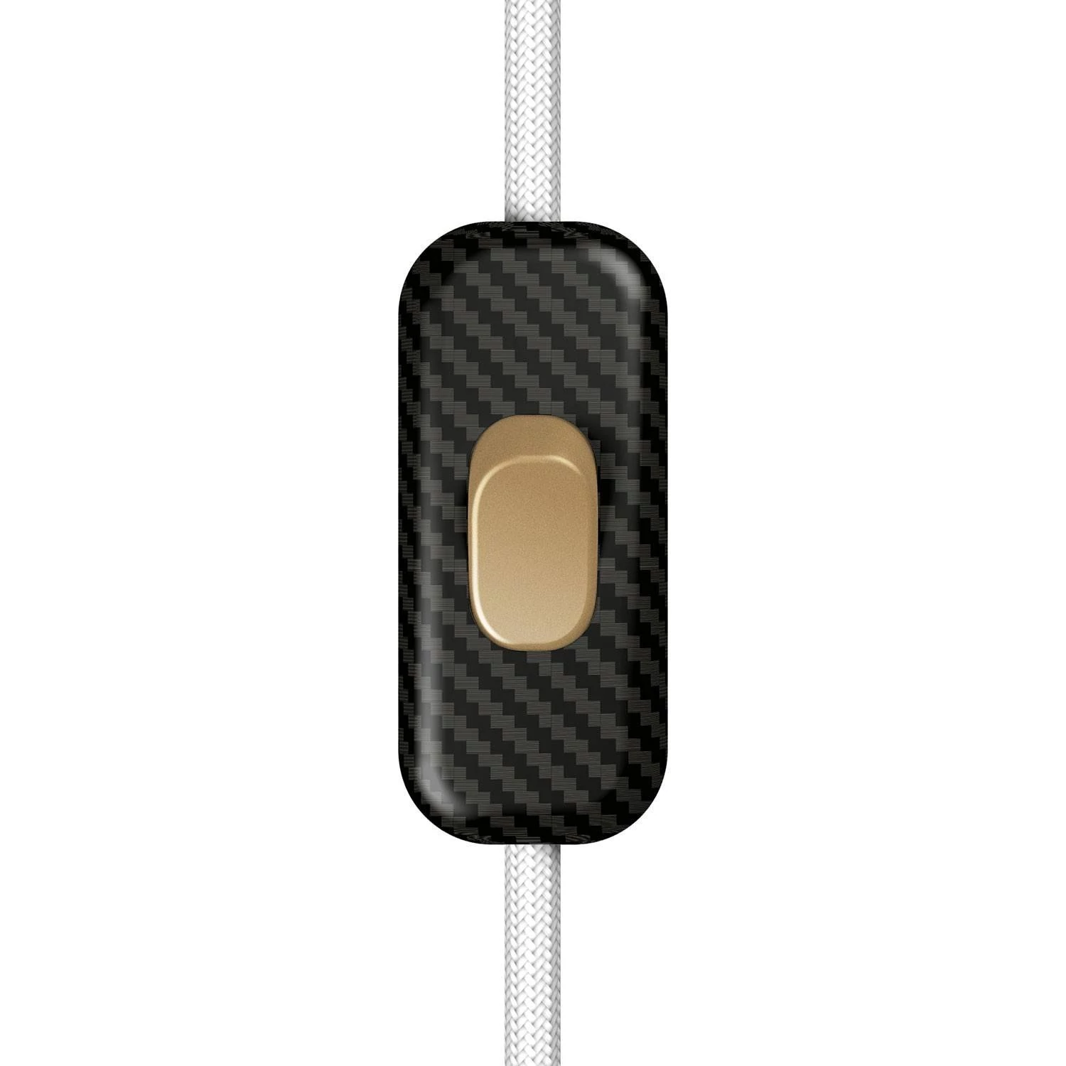 Einpoliger Zwischenschalter Creative Switch, Carbonfaser-Töne - Bronze