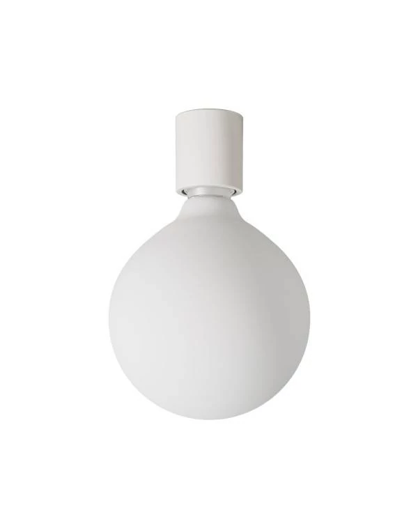 Wandleuchte mit Globe Glühbirne mit Porzellan-Effekt - Waterproof IP44