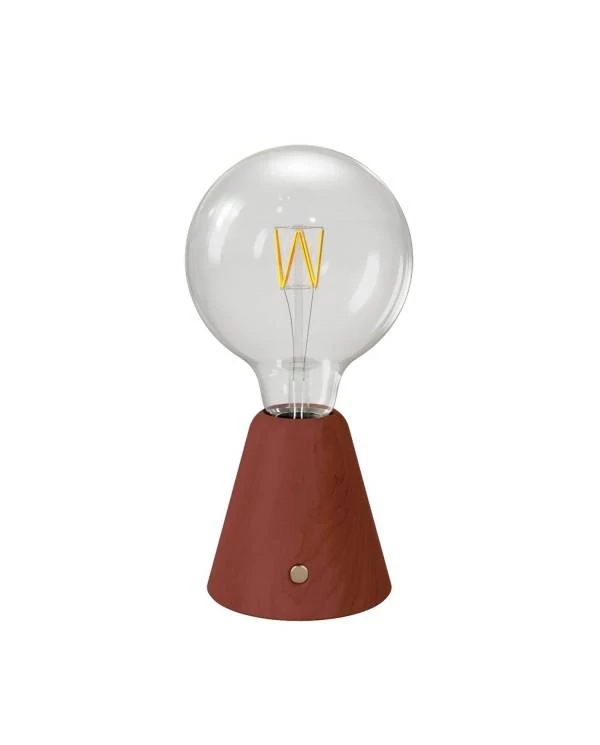 Tragbare, wiederaufladbare LED Leuchte Cabless01 mit Globe Glühbirne G125