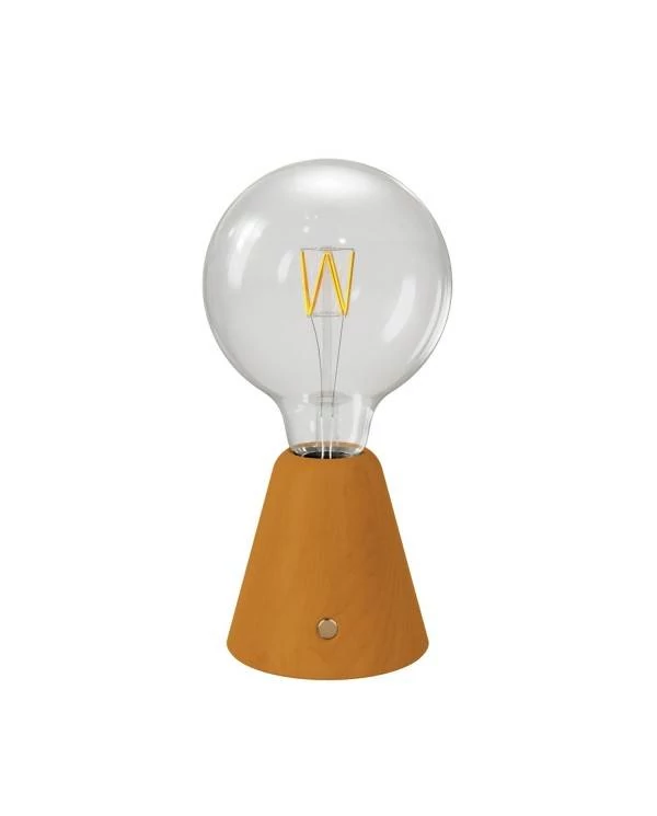 Tragbare, wiederaufladbare LED Leuchte Cabless01 mit Globe Glühbirne G125