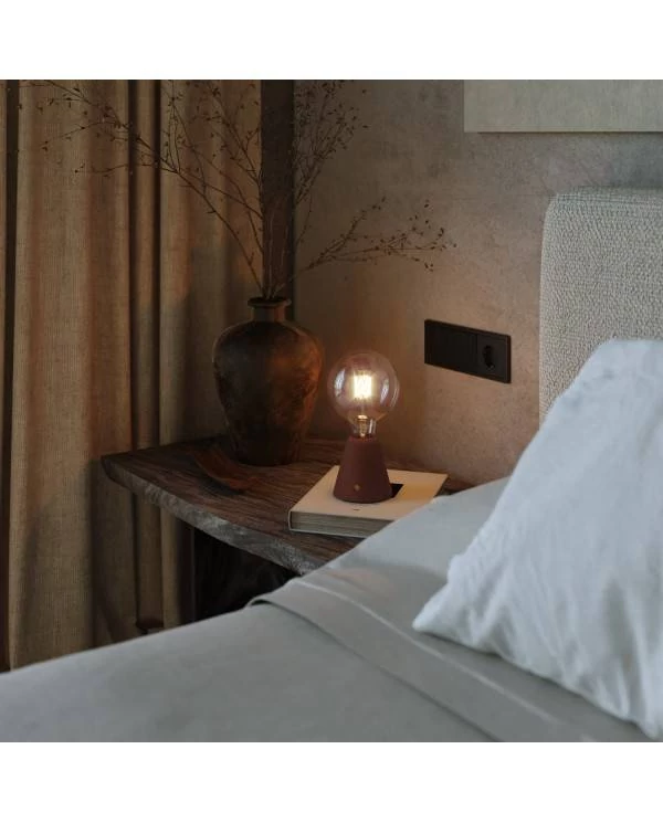 Tragbare, wiederaufladbare LED Leuchte Cabless01 mit Globe Glühbirne G125