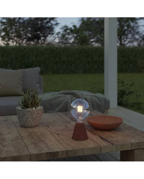 Tragbare, wiederaufladbare LED Leuchte Cabless01 mit Globe Glühbirne G125