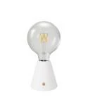 Tragbare, wiederaufladbare LED Leuchte Cabless01 mit Globe Glühbirne G125