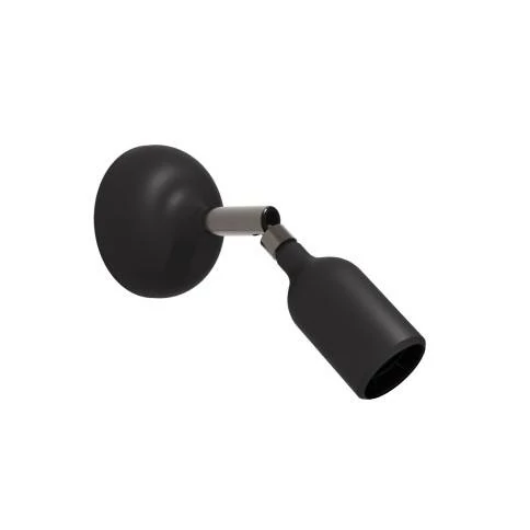 SMART - Zylindrischer 2-Loch Lampenbaldachin Kit aus Metall - kompatibel mit Sprachassistenten