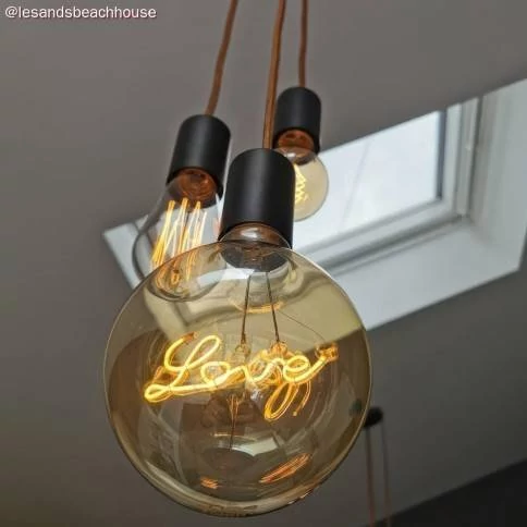 LED Golden Glühbirne C05 Carbon Line Spiral-Filament Globe G80 4W 250Lm E27 1800K Dimmbar