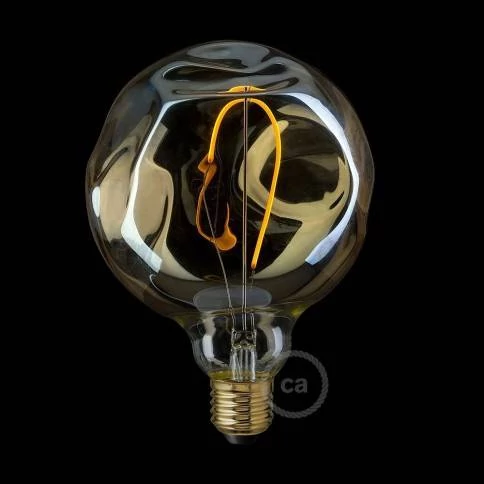 LED Golden Glühbirne C06 Carbon Line Spiral-Filament Globe G95 4W 250Lm E27 1800K Dimmbar
