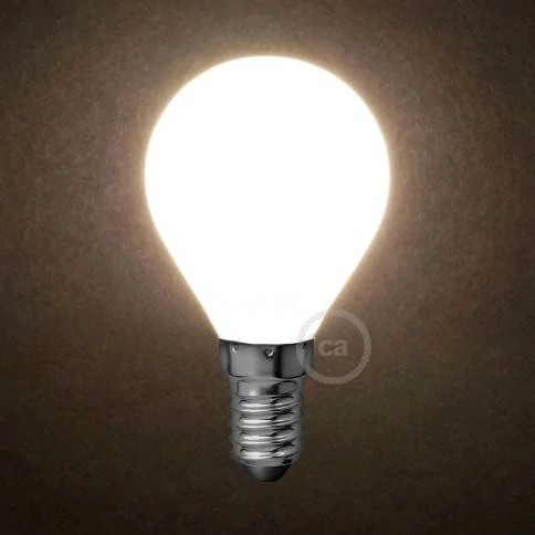 LED Golden Glühbirne C07 Carbon Line Spiral-Filament Globe G125 4W 250Lm E27 1800K Dimmbar