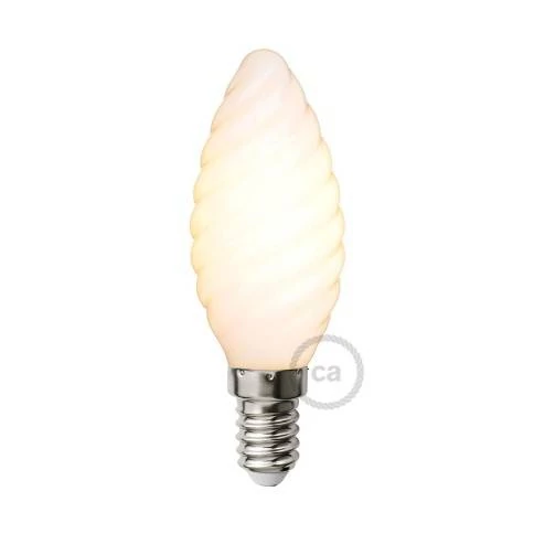 LED Golden Glühbirne C52 Carbon Line Cage Filament Mini Globe G45 3,5W 300Lm E14 2700K Dimmbar