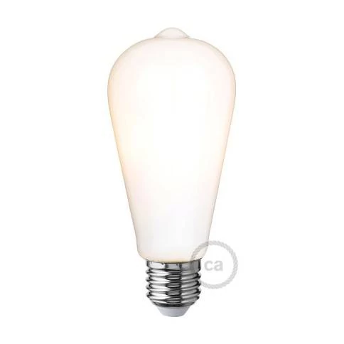 LED Golden Glühbirne C53 Carbon Line Cage Filament Drop A60 7W 640Lm E27 2700K Dimmbar
