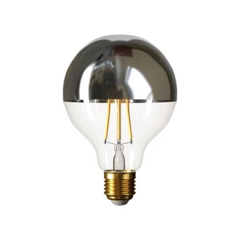 Silber Kopfspiegel Globe G95 LED-Glühbirne 7W 730Lm E27 2700K Dimmbar