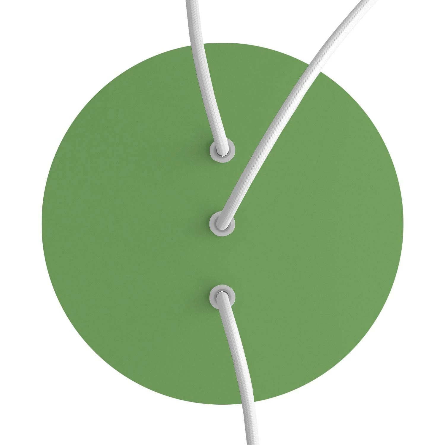 Rundes 3 Inline-Löcher und 4 Seitenlöchern Lampenbaldachin Kit, Rose-One-Abdeckung, 200 mm Durchmesser