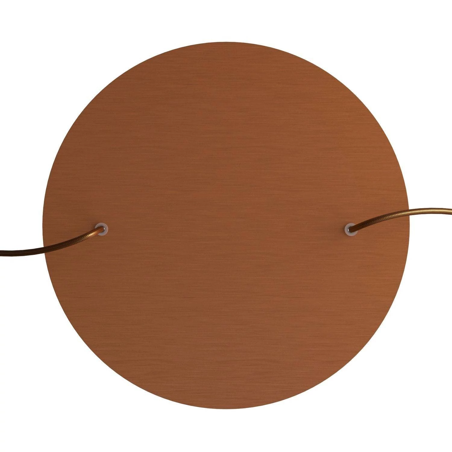 Rundes XXL 2-Loch und 4 Seitenlöchern Lampenbaldachin Kit, Rose-One-Abdeckung, 400 mm Durchmesser