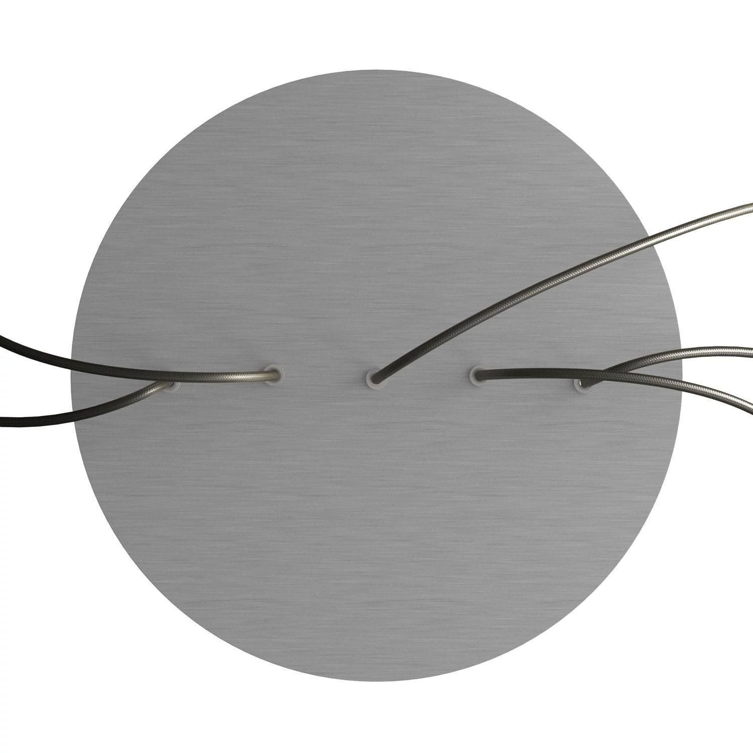 Rundes XXL 5 Inline-Löcher und 4 Seitenlöchern Lampenbaldachin Kit, Rose-One-Abdeckung, 400 mm Durchmesser