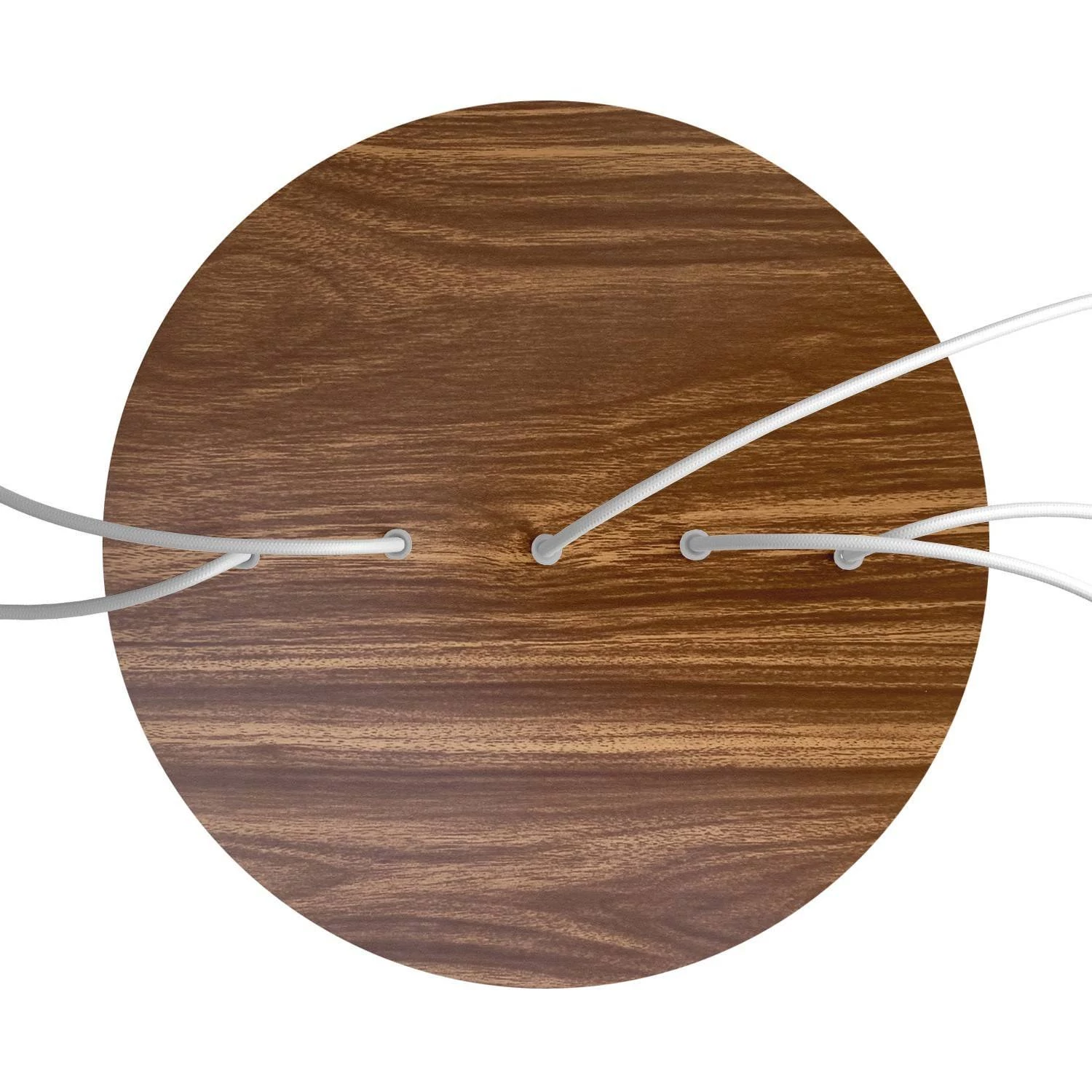 Rundes XXL 5 Inline-Löcher und 4 Seitenlöchern Lampenbaldachin Kit, Rose-One-Abdeckung, 400 mm Durchmesser