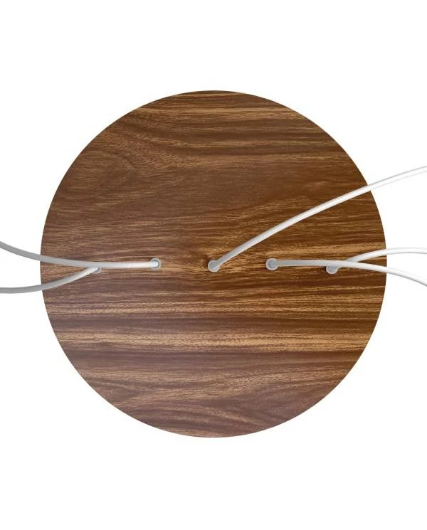 Rundes XXL 5 Inline-Löcher und 4 Seitenlöchern Lampenbaldachin Kit, Rose-One-Abdeckung, 400 mm Durchmesser