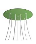 Rundes XXL 9 X-geformten Löchern und 4 Seitenlöchern Lampenbaldachin Kit, Rose-One-Abdeckung, 400 mm Durchmesser