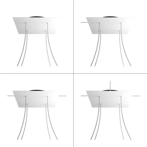 Wand- oder Deckenleuchte mit Lampenschirm mit Majolika-Muster - Waterproof IP44