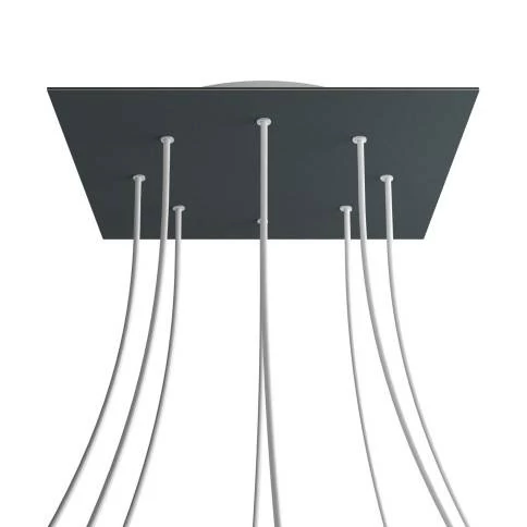Outdoor-Elektrokabel mit Textilummantelung, Zick-Zack-Muster türkis SZ11, rund, UV-beständig - kompatibel mit Eiva Outdoor IP65
