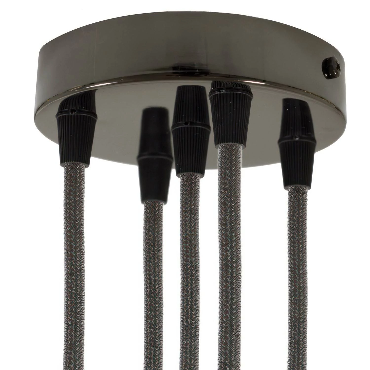 Zylindrischer 5-Loch-Lampenbaldachin Kit aus Metall