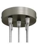 Zylindrischer 5-Loch-Lampenbaldachin Kit aus Metall