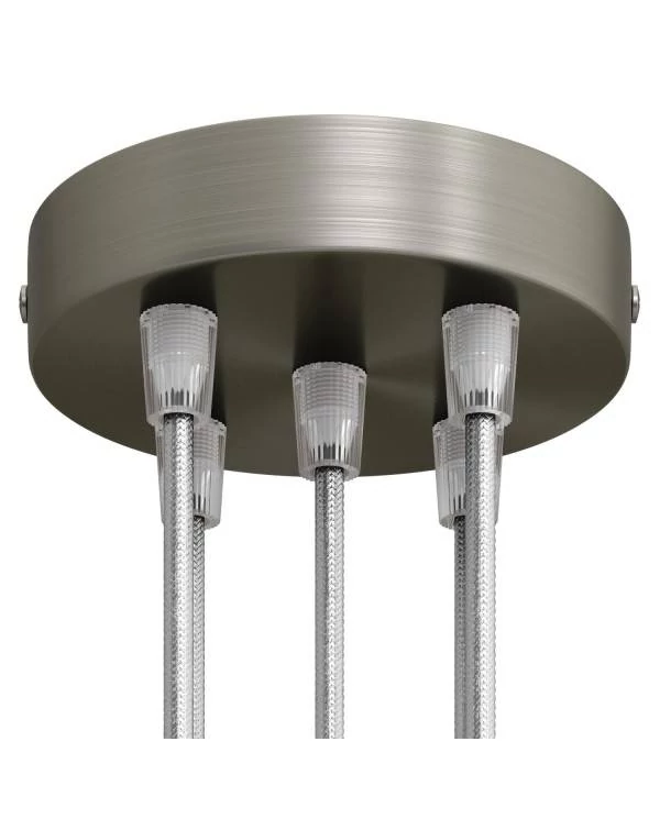 Zylindrischer 5-Loch-Lampenbaldachin Kit aus Metall