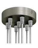 Zylindrischer 7-Loch-Lampenbaldachin Kit aus Metall