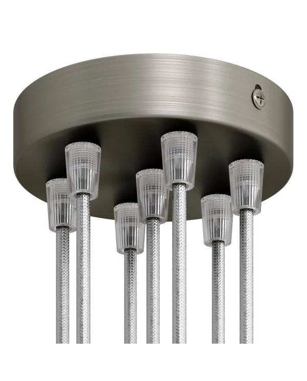 Zylindrischer 7-Loch-Lampenbaldachin Kit aus Metall