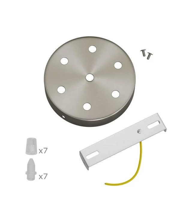Zylindrischer 7-Loch-Lampenbaldachin Kit aus Metall