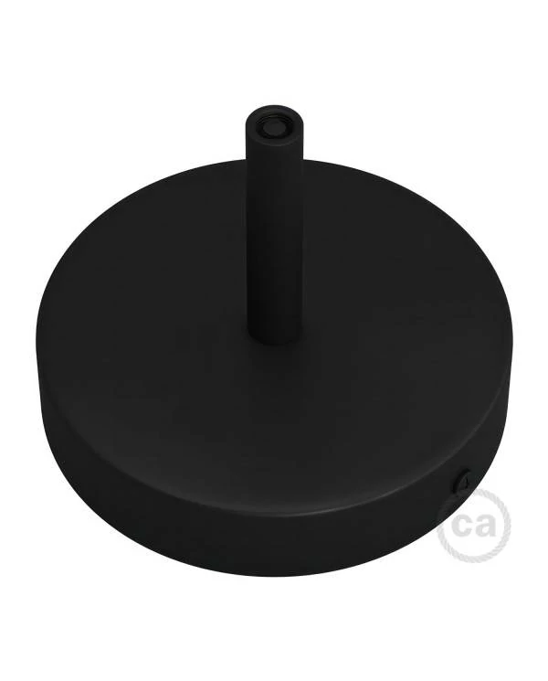 Zylindrischer Lampenbaldachin Kit aus Metall mit 7 cm Kabelklemme