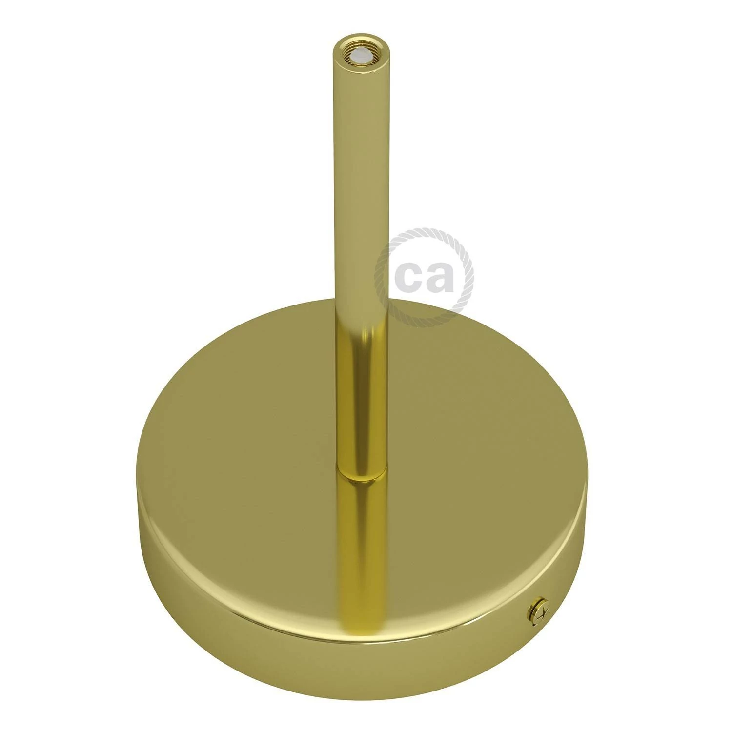 Zylindrischer Lampenbaldachin Kit aus Metall mit 15 cm Kabelklemme