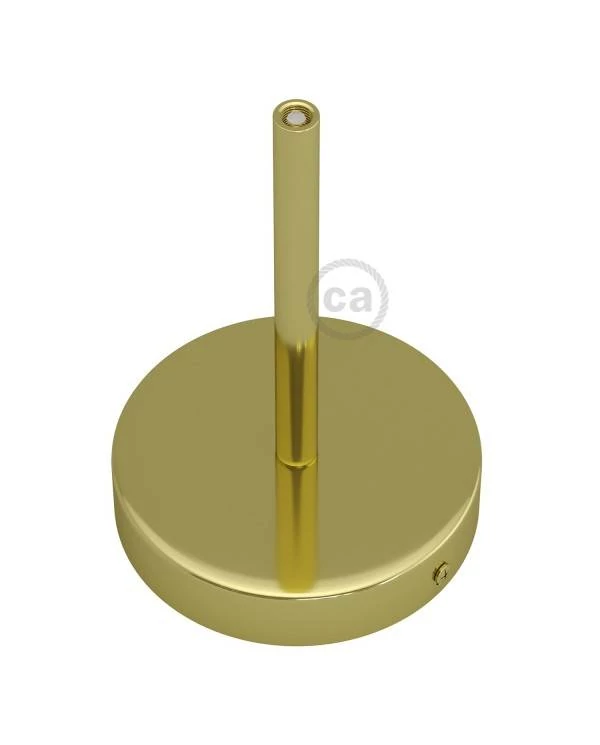 Zylindrischer Lampenbaldachin Kit aus Metall mit 15 cm Kabelklemme