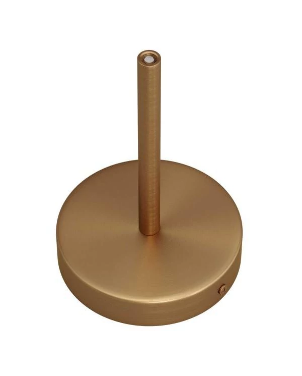 Zylindrischer Lampenbaldachin Kit aus Metall mit 15 cm Kabelklemme
