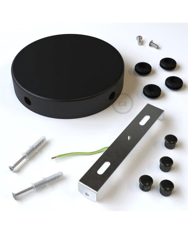 Zylindrischer 4-Seitenloch-Lampenbaldachin Kit aus Metall (Anschlusssystem)