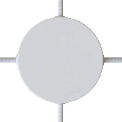 Zylindrischer 4-Seitenloch-Lampenbaldachin Kit aus Metall (Anschlusssystem)