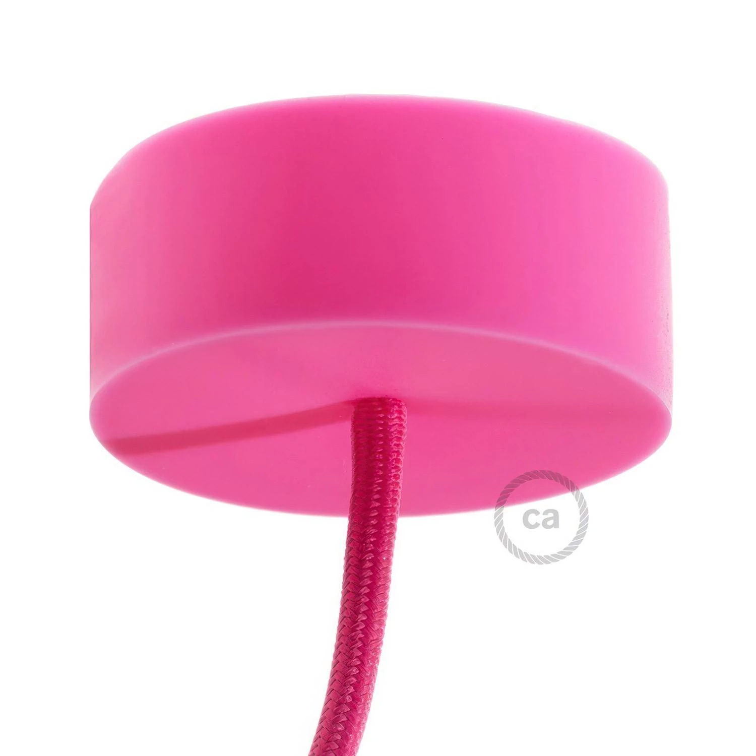 Lampenbalachin Kit aus Silikon - Rosa