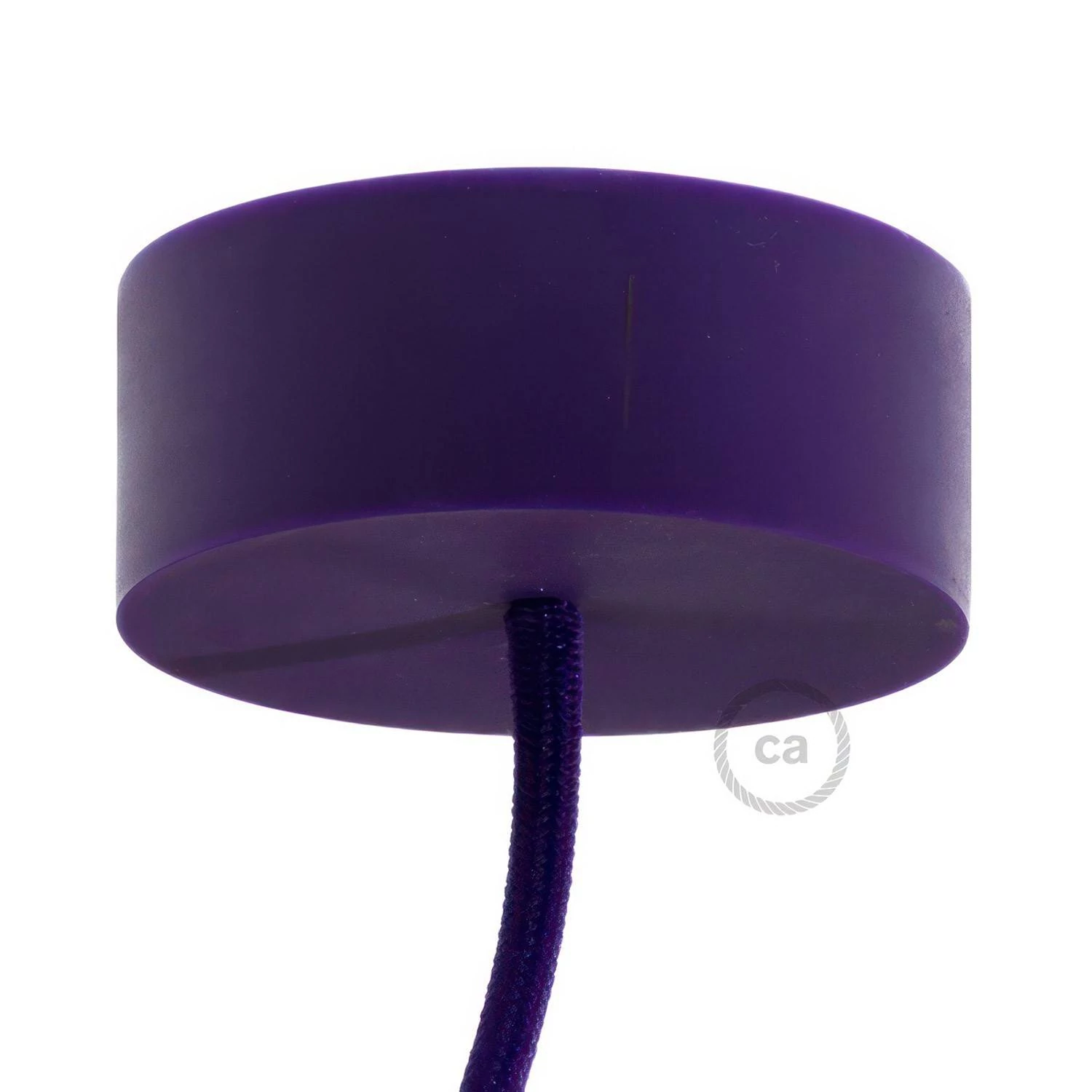 Lampenbalachin Kit aus Silikon - Violett