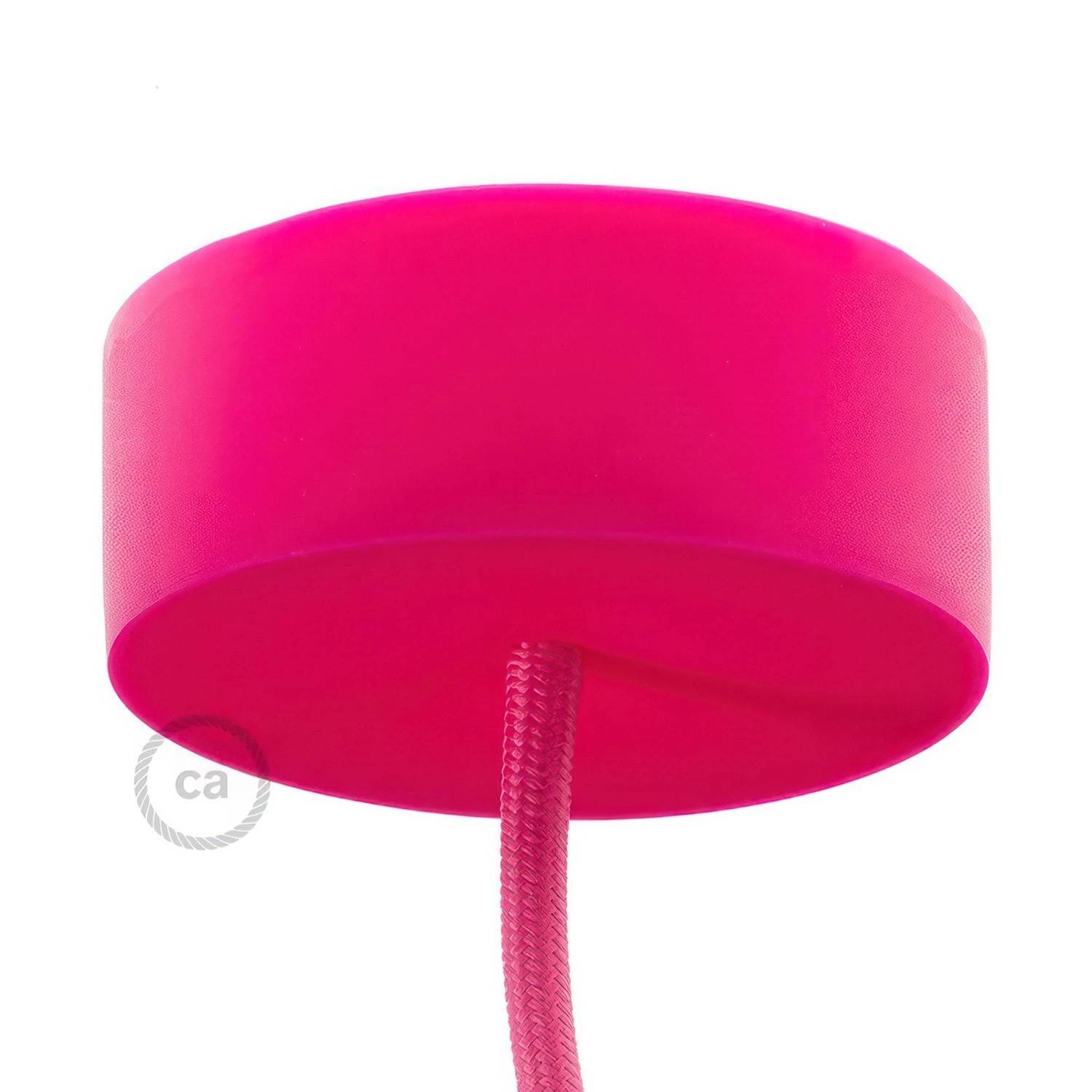 Lampenbalachin Kit aus Silikon - Fuchsia