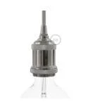 Vintage E27-Lampenfassungs-Kit aus Aluminium