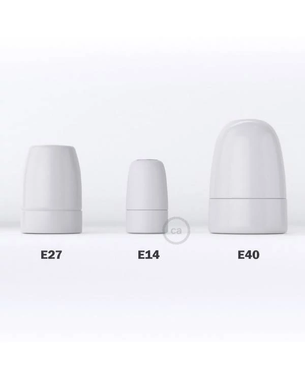 E14-Lampenfassungs-Kit aus Porzellan