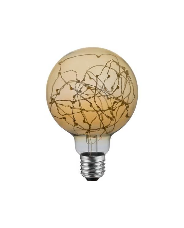 LED-Glühbirne Globe G925 - Tausend Lichter Gold 2W 40Lm E27 2000K