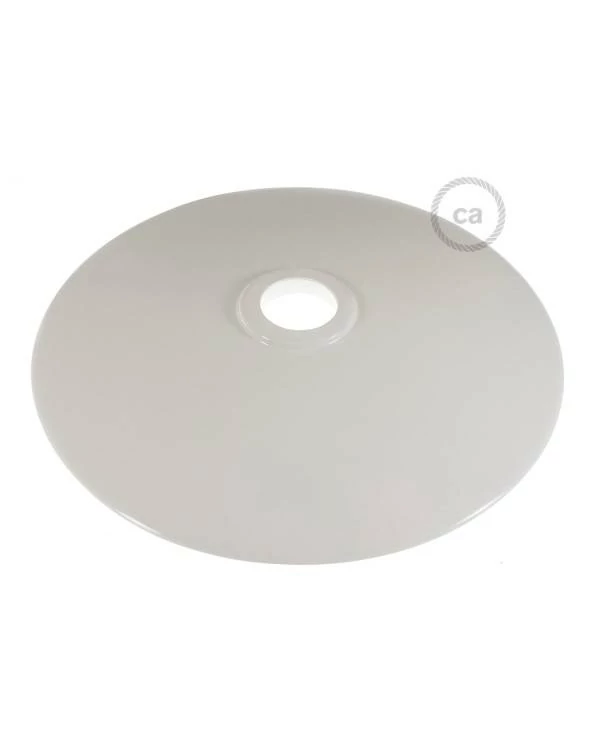 Tellerförmiger Lampenschirm aus Keramik zum Aufhängen - Made in Italy