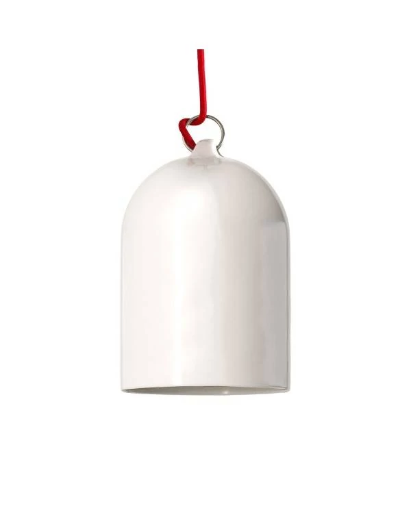Glockenförmiger Lampenschirm XS aus Keramik zum Aufhängen - Made in Italy