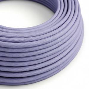 Textilkabel, lavendel glänzend - Das Original von Creative-Cables - RM07 rund 2x0,75mm / 3x0,75mm