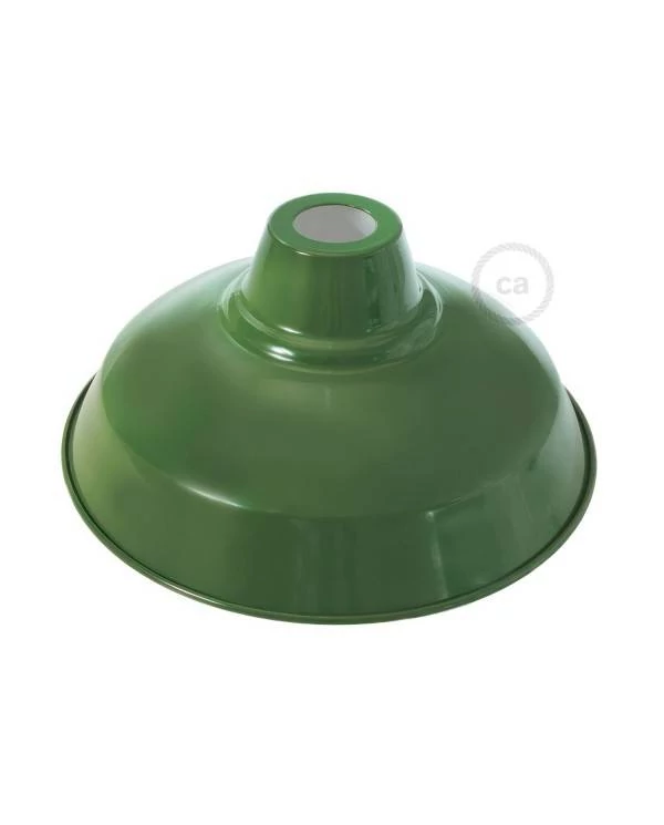 Lampenschirm Bistrot aus lackiertem Metall mit E27-Anschluss, 30 cm Durchmesser