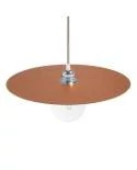 Lampenschirm Ellepi Oversize mit Eisenbeschichtung, 40 cm Durchmesser zum Aufhängen - Made in Italy
