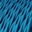 Textilkabel, cyanblau glänzend - Das Original von Creative-Cables - TM11 geflochten 2x0.75mm / 3x0.75mm