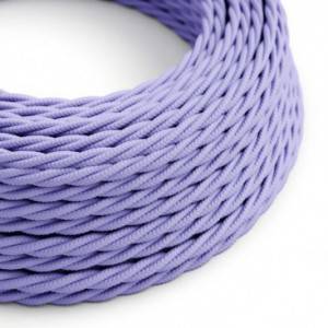Textilkabel, lavendel glänzend - Das Original von Creative-Cables - TM07 geflochten 2x0.75mm / 3x0.75mm